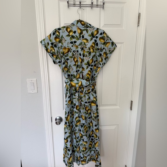 NWT Zara Fruit Print Midi Dress - Picture 5 of 5